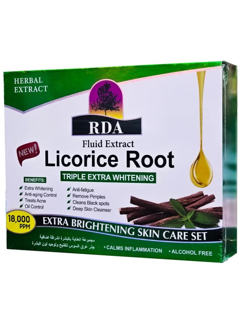 ار دي اي مجموعة جذر عرق السوس من 5 قطع للعناية بالبشرة - Image 1